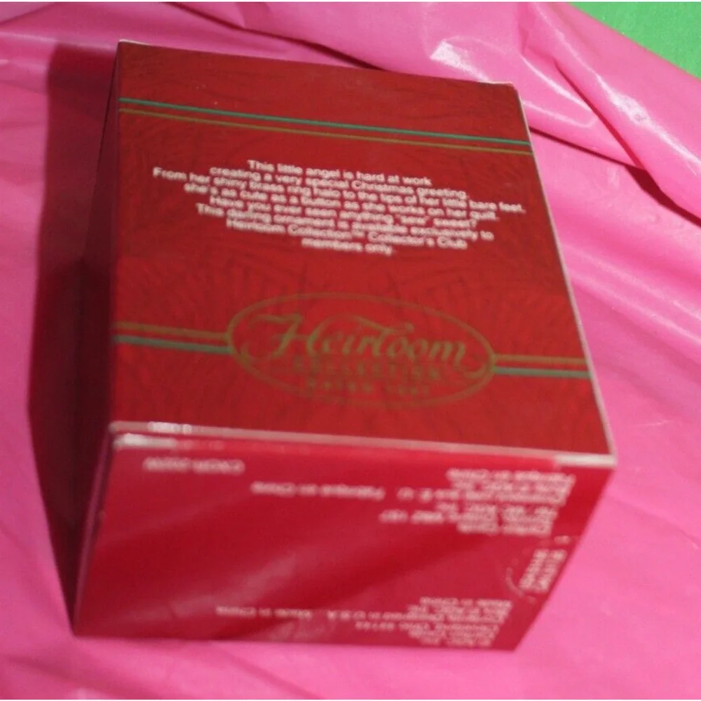 Carlton Heirloom Collector's Club 1997 Member's Only Ornament Heavenly Handiwork